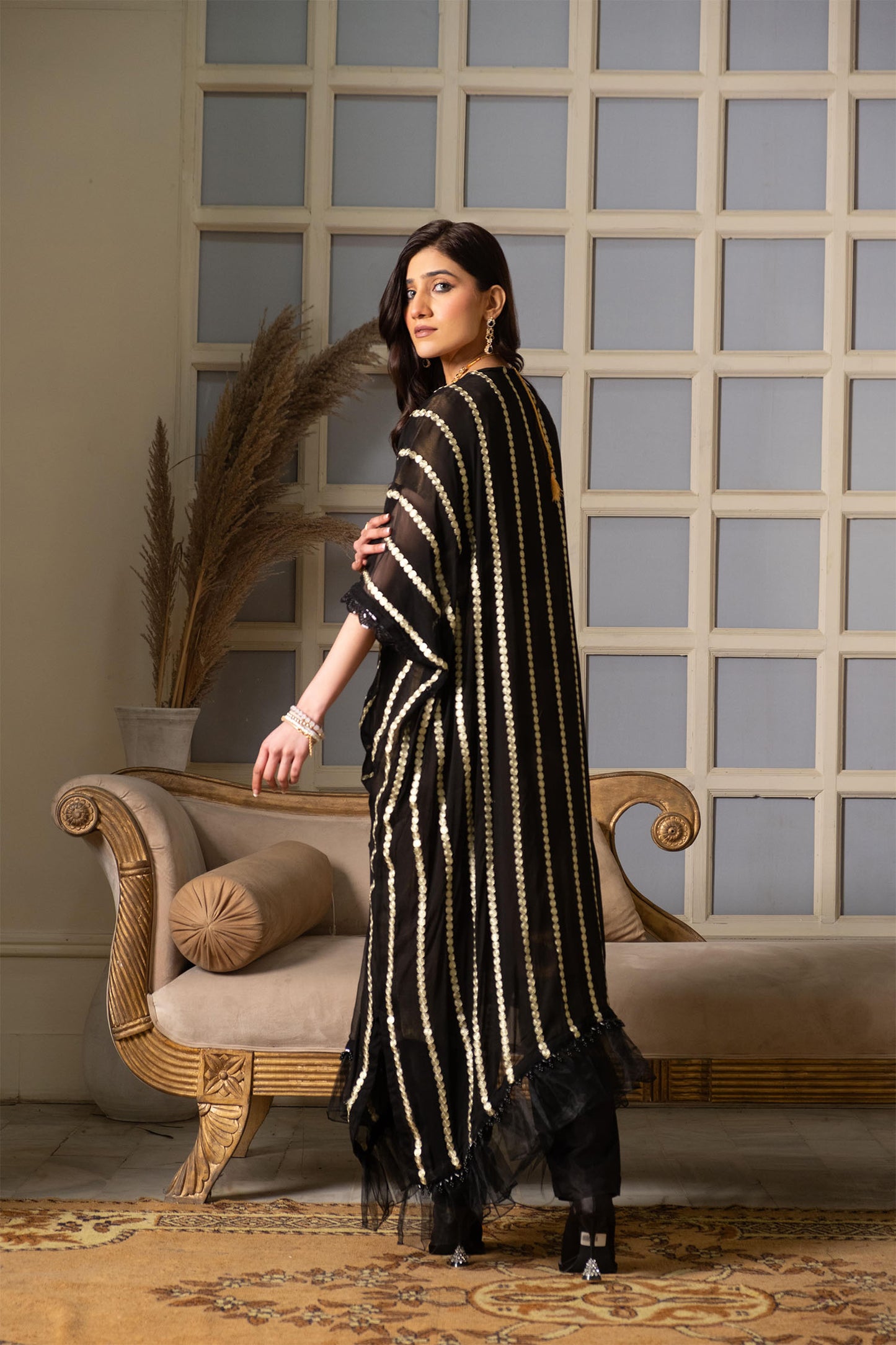 KAFTAN MUSE ATTIRE - 3 PIECE CHIFFON