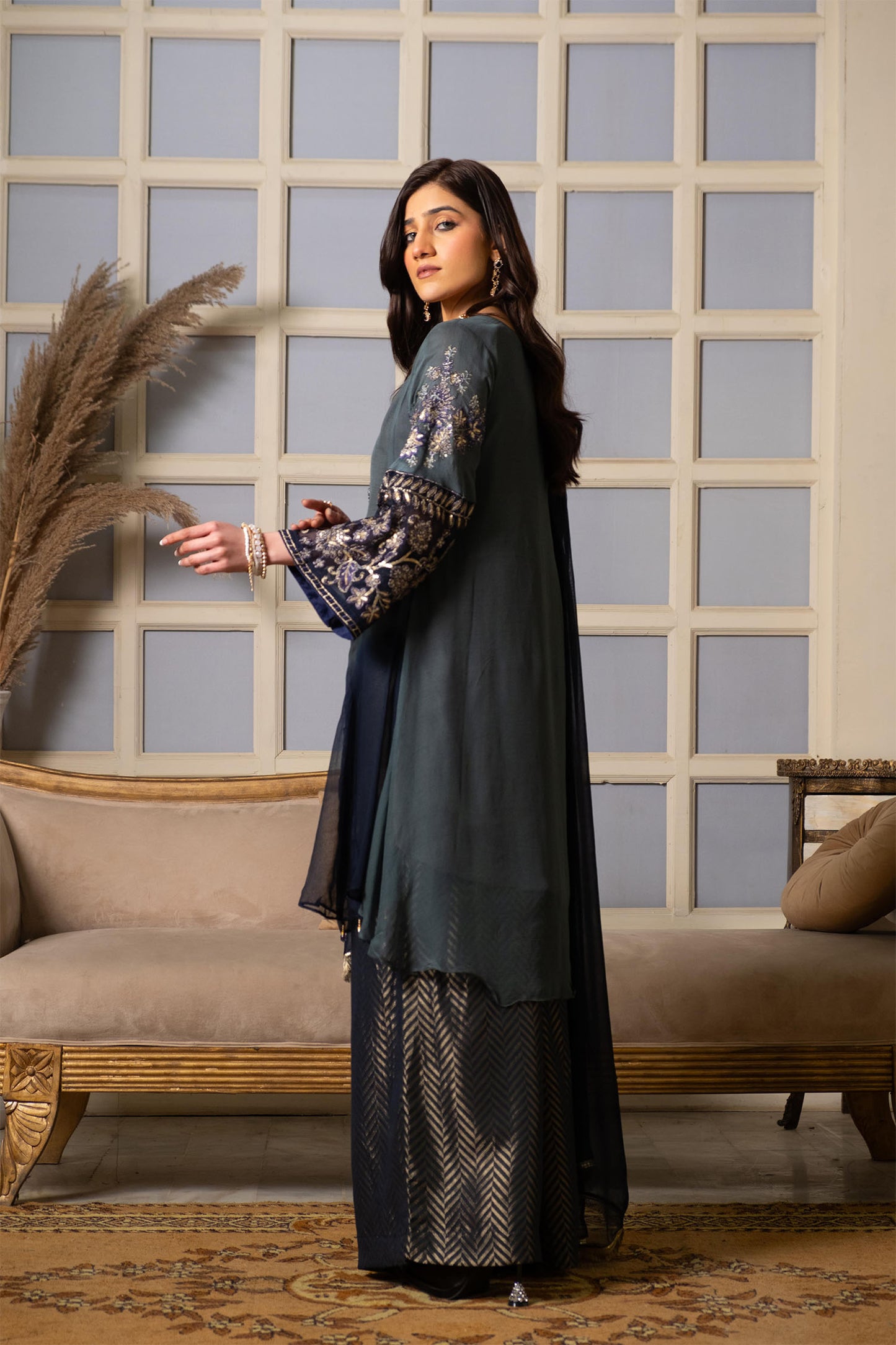 TWILIGHT ELEGANCE - 3 PIECE CHIFFON