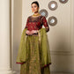 MEHNDI MAJESTIC - 3 PIECE ORGANZA