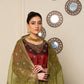 MEHNDI MAJESTIC - 3 PIECE ORGANZA