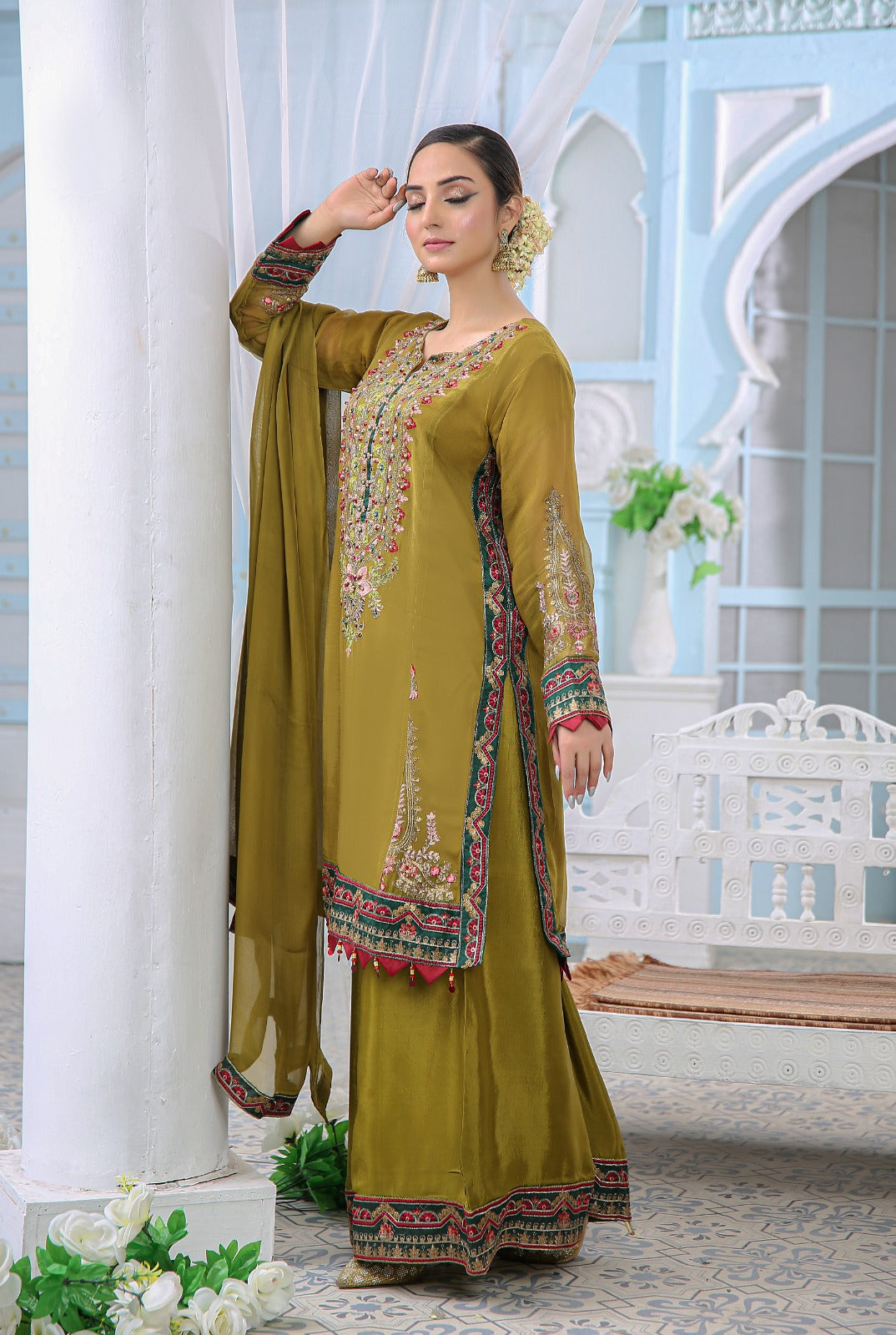 LUSTROUS LEGACY - 3 PIECE CHIFFON